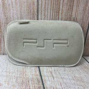 Sony PSP Official White Fabric Soft Carry Case PlayStation Portable Console - Picture 1 of 4