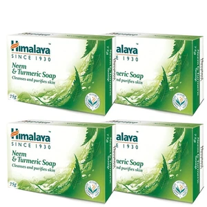 4X Himalaya Kräuter Neem & Kurkuma Seife 75 Gramm Kostenloser Versand USA - Bild 1 von 11