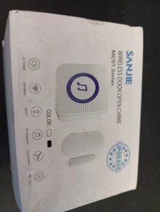 Sanjie Wireless Alert Door Chimes with 1 Sensors for Business/Home NIB FREESHIP - Picture 1 of 1