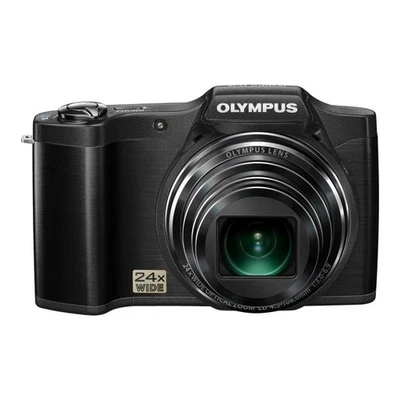 OLYMPUS Digital Camera SZ-14 14MP 24x Optical Zoom 3D Photo Function Black - Image 1 of 4