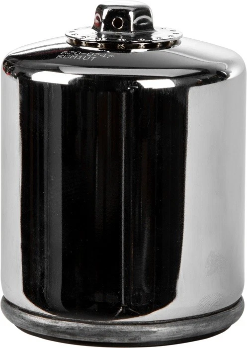HardDrive Premium Oil Filter with Hex Nut Chrome #PS170CNHD Harley Davidson - Image 1 of 1