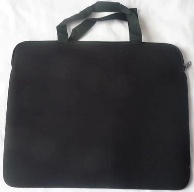 Black NEOPRENE LAPTOP CASE - for netbook/notebook/tablet computer 38x32x1.5cm - image 1 of 4