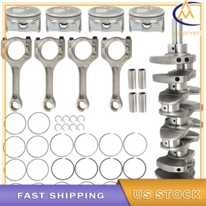 Kit de cigüeñal y 4 varillas y pistón para motor Hyundai Sonata Kia Optima G4KJ 2,4 L - Imagen 1 de 12