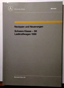 Werkstatthandbuch Mercedes Neutypen + Neuerungen Schwere Klasse LKW SK Buch 1988 - Bild 1 von 9