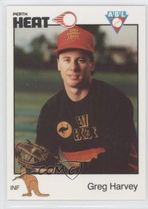 1989-90 Futera Perth Heat Gregory Harvey Greg Harvey