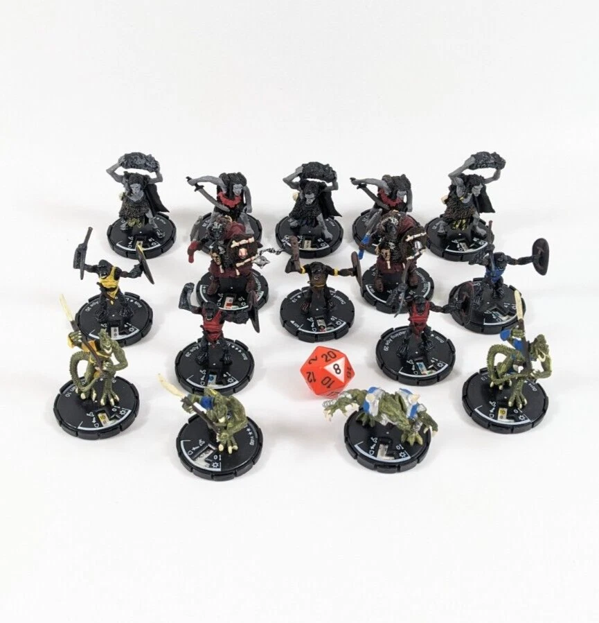 MAGE KNIGHT Miniaturas Juego LOTE DE 16 UNIDADES KRUGG APE & LIZARD WARRIOR Usado Foto 1 de 1