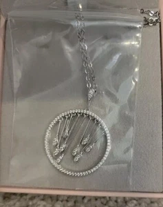 Diamonique necklace Silver 925 BNIB - Picture 1 of 5