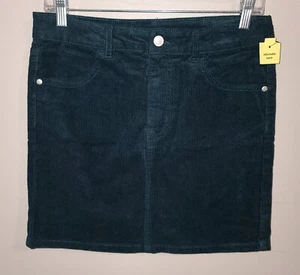 NWOT GIRLS ART CLASS DARK GREEN CORDUROY SKIRT SIZE XL 14-16 - Picture 1 of 2