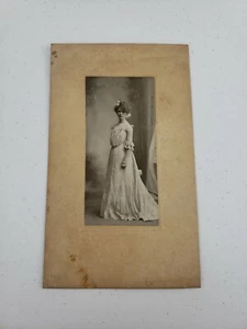 1903 Signed by Beautiful Woman Elegant Bride ORIGINAL PHOTO Madge M. HENRY - Picture 1 of 12