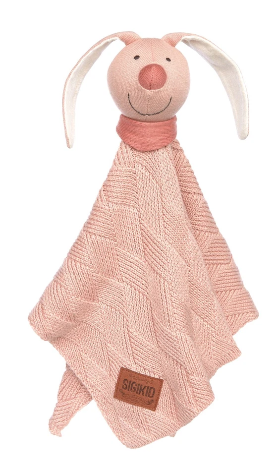STERNTALER Sigikid Strick-Schnuffeltuch Hase rosa, Art-Nr. 39604, ca. 40 cm Neu!!