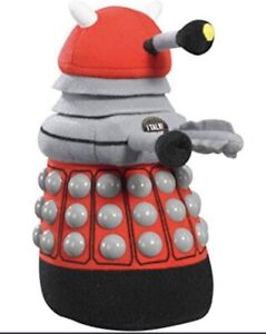 Doctor Who Darlek 2009 Funk 15” Soft Plush Toy No Sounds Red Grey Official