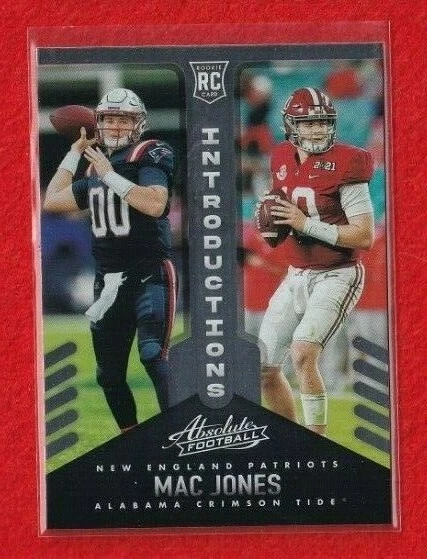 2021 Absolute Mac Jones Introductions RC New England Patriots #INT-9 - Image 1 of 1