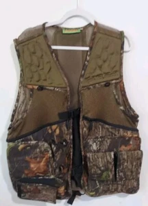 Primos Hunting Calls Vest With Seat L/XL Camo Hunting Mossy Oak Greenleaf Nice! - Picture 1 of 10