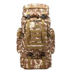 80L Large Capacity Outdoor Tactical Backpack Mountaineering Camping Hiking Bag - Picture 1 of 17