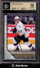 2005 Upper Deck Sidney Crosby Young Guns Rookie RC #201 BGS 10 Pristine