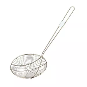 SKIMMER RAGNO TONDO 23 CM 9"/Ristorante Cucina Olio Skimmer Alimenti Sollevatore - Foto 1 di 2