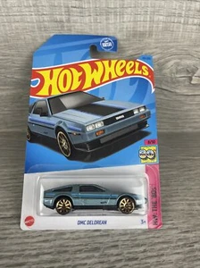 2023 Hot Wheels DMC DeLorean Metalflake Pale Blue 101/250 HW: The '80s #8 HKG84 - Picture 1 of 2
