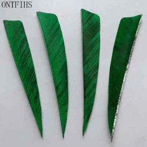 50PCS Archery Fletching RW 4" Shield Arrow Feathers Ink Painting Fletches RW LW - Picture 1 of 18
