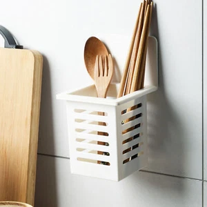 Cutlery Storage Basket Hollow Out Quick Drain Cutlery Cage Utensil Draining Rack - Picture 1 of 11