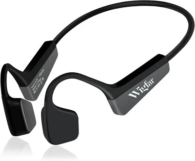 WIGFAR Bone Conduction Open-Ear Bluetooth Sport Headphones, Premium Wireless Over-Ea...