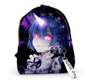 Re:Zero kara Hajimeru Isekai Seikatsu Anime Rem Rucksacke Tasche BACK PACK Bag - Picture 1 of 4