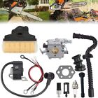 Carburetor Ignition Coil Plug Combo Set For Stihl Ms230 Ms250 Ms210 Chainsaw