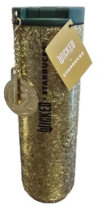 Wicked X Starbucks Gold Textured 16 Oz Stainless Steel Vacuum Sealed Tumbler - Picture 1 of 7