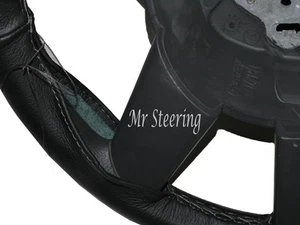 FOR BUICK ROADMASTER RIVIERA 49-56 LEATHER STEERING WHEEL COVER GREY STITCH - Picture 1 of 1