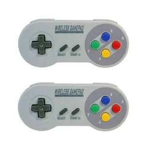 USB Wireless Gamepad Controller For Super SNES Classic Mini Game Console - Picture 1 of 17