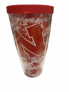 Tervis Nebraska Huskers Logo 24 oz Plastic Tumbler With Red Slide Closure Lid  - Picture 1 of 4