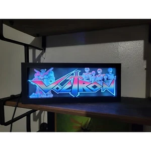 Voltron Arcade Marquee Retro Gaming Wall Art Handmade 10"x4" - Picture 1 of 5
