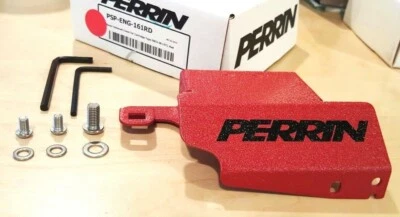 Perrin Boost Solenoid Wrinkle Red Cover For 2008-2021 Subaru STi (NEW) - Image 1 of 4