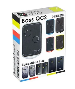Mando a Distancia Puerta Control Remoto Boss Compatible nice K2 K2M - Imagen 1 de 1