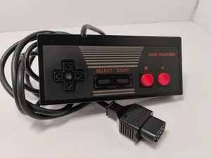 Sharp NES TV 1989 EE. UU. Nintendo Game Television negro controlador NES-004 funciona - Imagen 1 de 14