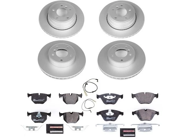 Front and Rear Brake Pad and Rotor Kit For 2009-2010 Jaguar XF GK343VH Foto 1 de 1