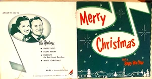 MERRY CHRISTMAS 10" EP: THE MULCAYS with their Electric Harmonicas CARDINAL 103 - Picture 1 of 6