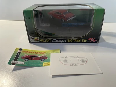 Valiant Charger Hemi 6 R/T Big Tank E49 1/32 Scale Die Cast Model Car (Box Only) - Image 1 of 4
