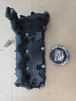 Cadillac CTS STS SRX 2008-2017 motor 3,6 L cubierta de válvula izquierda 12626265 fabricante de equipos originales Foto 1 de 4