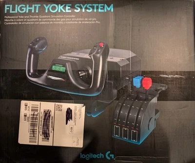 Logitech G Flight Yoke System - Black - Image 1 of 4