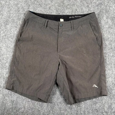 Pantalones Cortos Tommy Bahama Talla 32 Gris Marlín Logo Islas Chino Informal Verano Para Hombre Foto 1 de 4