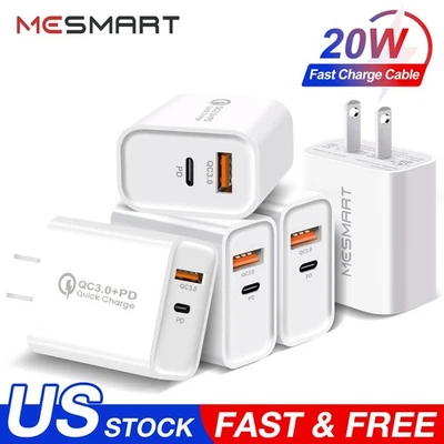Lote Cargador USB C Bloque Tipo C Cargador de Pared para iPhone 16/15/14/13/12/11 Foto 1 de 4