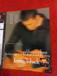 Jeremy Toback - 1997 US Full-Page Ad 'California Phase' Single Release HITS Mag. - Bild 1 von 5