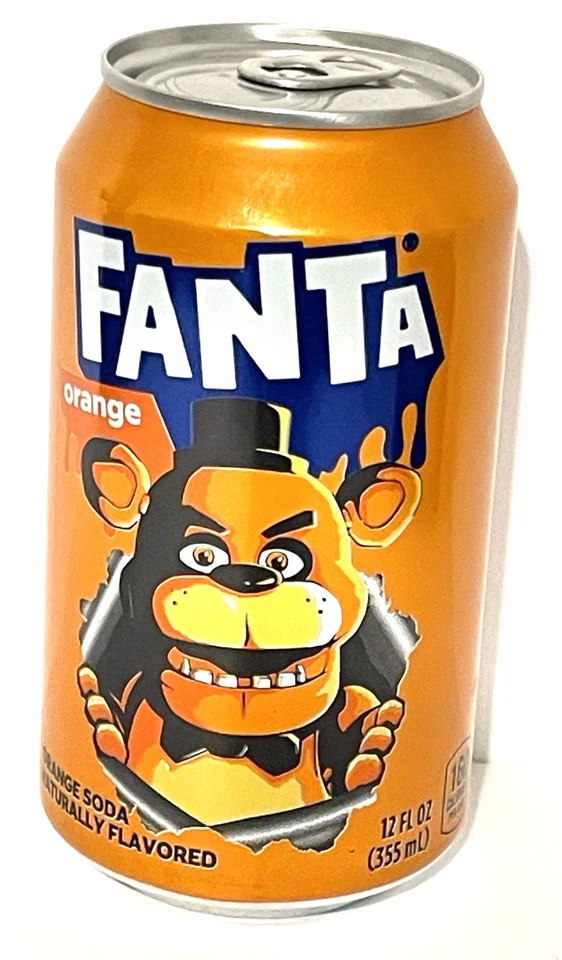 12 FL Oz Fanta Orange Soda Steel Pop Can