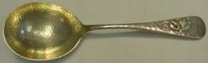 Mixed Metals by Whiting Sterling Silver Berry Spoon Applied Fruit & Leaves - Picture 1 of 1