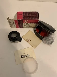 VINTAGE KALIGAR AUX TELEPHOTO LENS FOR POLAROID CAMERA WITH CASE & MANUAL - Picture 1 of 8