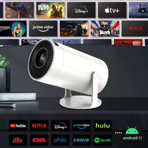 4K Mini Video Projector, Netflix Youtube Supported, App WiFi Bluetooth Control - Picture 1 of 6