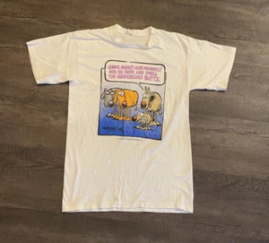 Mother Goose & Grimm Men's T-Shirt Large Graphic Print Single Stitch Made In USA - Picture 1 of 6