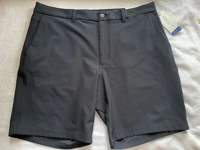 Perry Ellis Mens Motion Shorts Performance Flat Front Stretch Navy Sz 36 $69.5 - Image 1 of 4