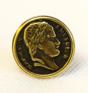 VTG Man's Miniature Emperor Napoleon Tie Tack Pin - Picture 1 of 2