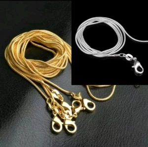 Restos collares mezcla 10 piezas joyas cadenas serpiente circonitas al por mayor - Imagen 1 de 6